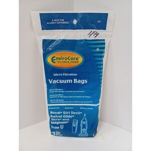 EnviroCare Replacement Micro Filtration Vacuum Cleaner Dust Bags Made to fit ...